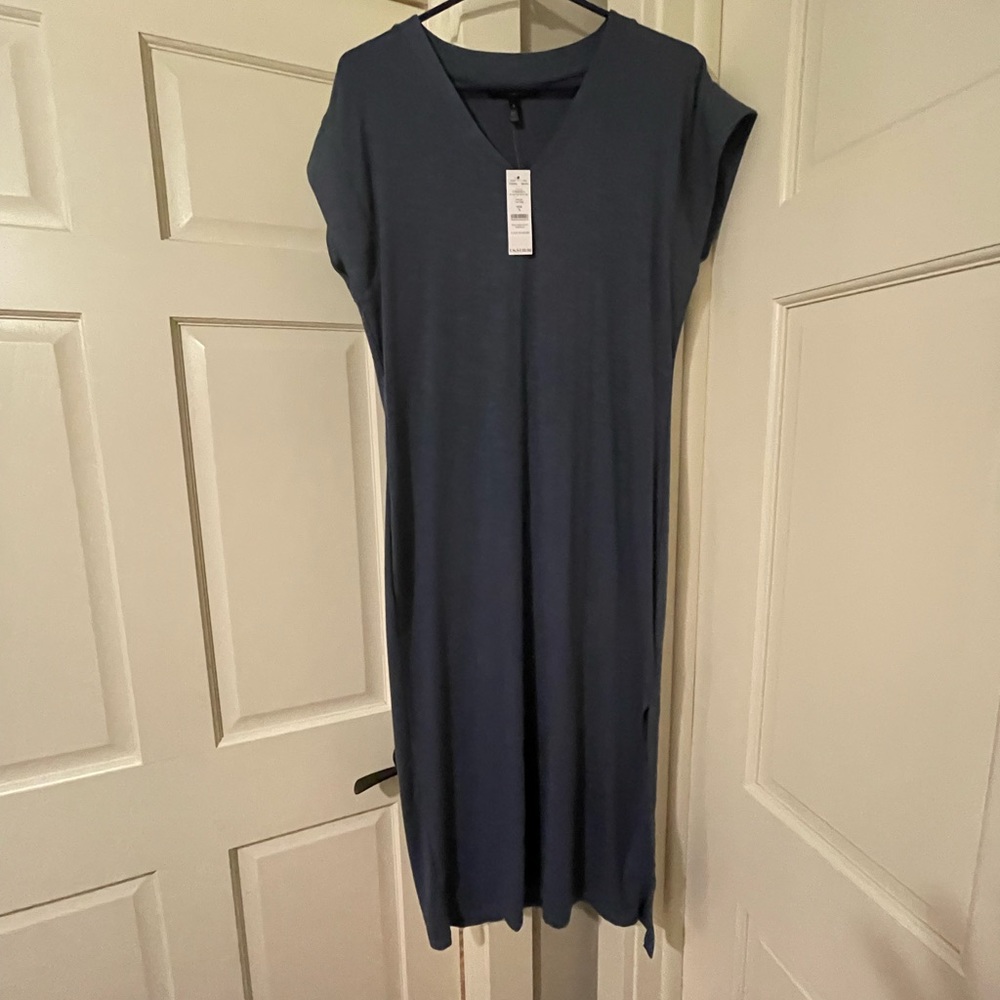 White House Black Market casual slub knit dress